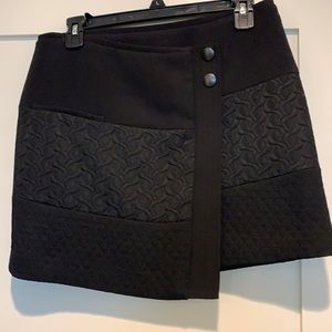 CAbi Black Swathe Wrap Skirt